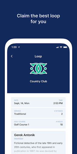 ClubUp - Work as a Caddie Screen 2