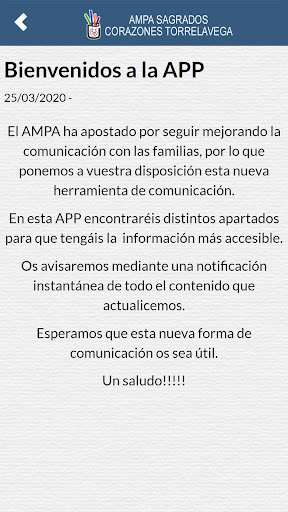 AMPA S. Corazones Torrelavega Screen 3