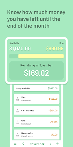 CostList - Make ends meet Screen 2