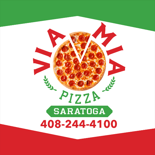 Via Mia Pizza Saratoga logo