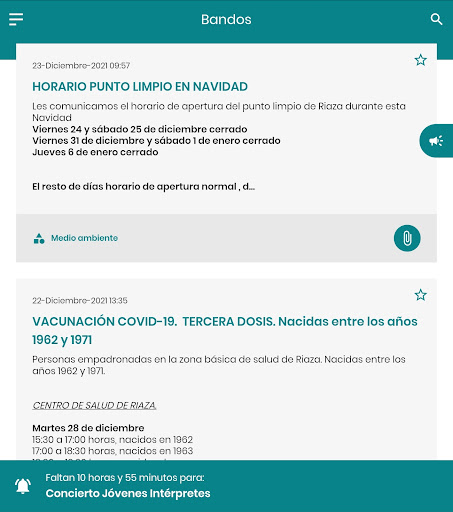 Riaza Informa Screen 3