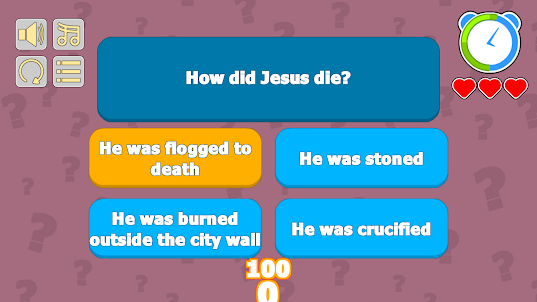 Jesus Christ-Trivia Games