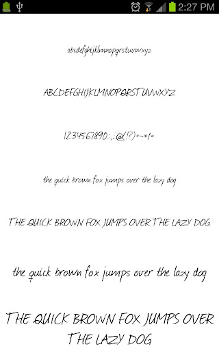 Neat Fonts Message Maker Screen 2