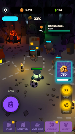 Game screenshot Dungeon Diggers: idle mine RPG apk download