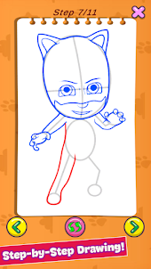 How to Draw PJ SuperHeroes