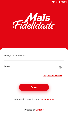 Android application Mais Fidelidade screenshort