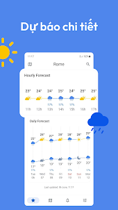 Thời tiết theo RainViewer