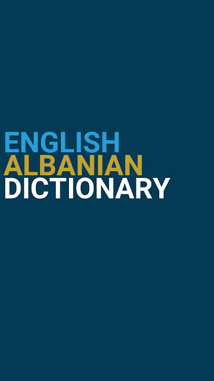 English : Albanian Dictionary - 3.0.2 - (Android)