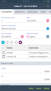 Anteprima dell'app