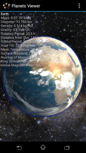 Planets Viewer Screen 3