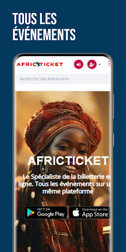 Android application Africticket Scan screenshort