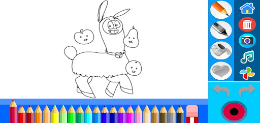 Hungry Lamu Coloring Book