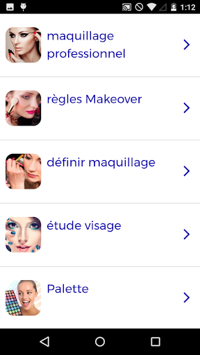 Aperçu de l'application