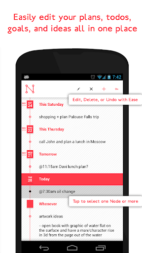 Noded: Smart Timeline Calendar Screenshot 3 - AppWisp.com