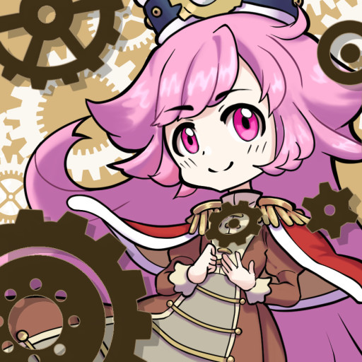魔女王と機械の国の御姫様 logo