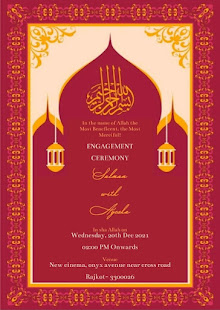 Muslim Wedding Card Maker 1.2.4 APK screenshots 2