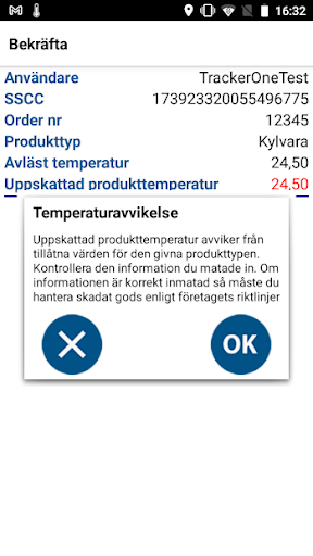MobiTemp App Screen 2