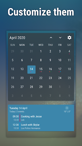 Event Flow Calendar Widget - Productivity - apps
