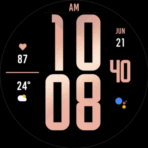 Rose Gold XL Watch Face