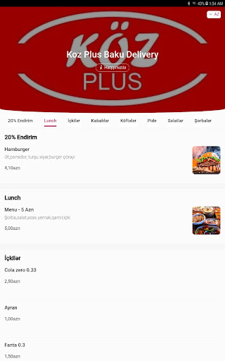 Kozplus Delivery Screen 3