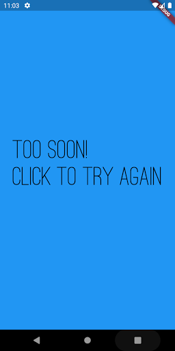 Reaction Time Test Screen 3