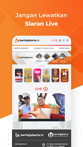 Android application BeritaJakarta.tv screenshort