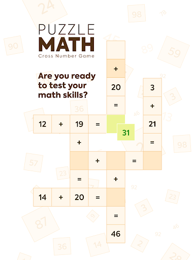 Puzzle Math: Cross Number Game screenshot 9