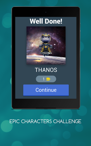 EPIC CHARACTERS CHALLENGE QUIZ