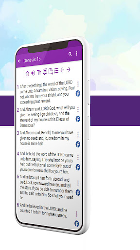 KJV Bible online Large Print Screen 3