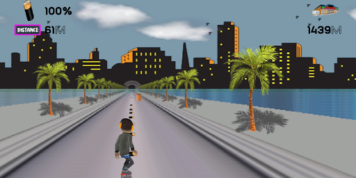 Android application Skate Runner 1984 screenshort