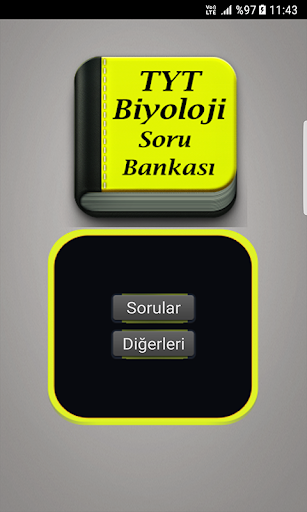 Android application TYT AYT Biyoloji Soru Bankası screenshort