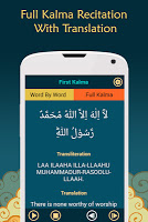 screenshot of 6 Kalma of Islam by Word 2020