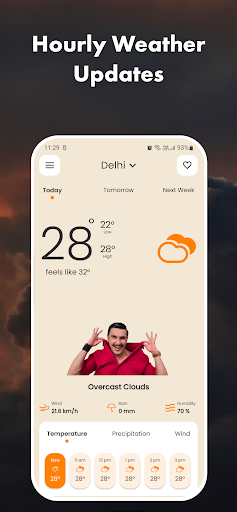 RITU.ai local weather forecast Screen 2