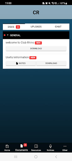 Android application Club Rhino screenshort