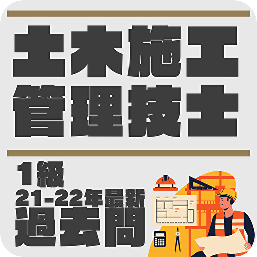 土木施工管理技士 1級 2022年版 過去問 解説付き logo