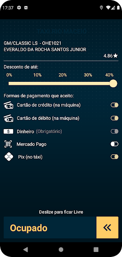TAXI.RIO MACEIÓ - Taxista Screen 2
