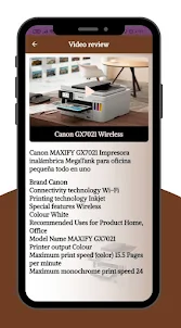 Canon GX7021 Wireless Guide
