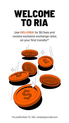 Screenshot of Ria Money Transfer: Send Money
