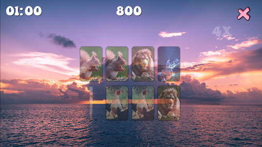 Memory Game - Animals Cards