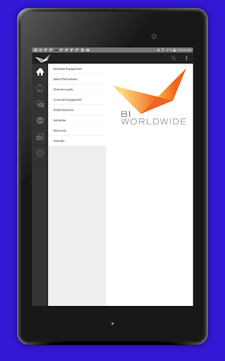 Android application BIW Sales Content App screenshort
