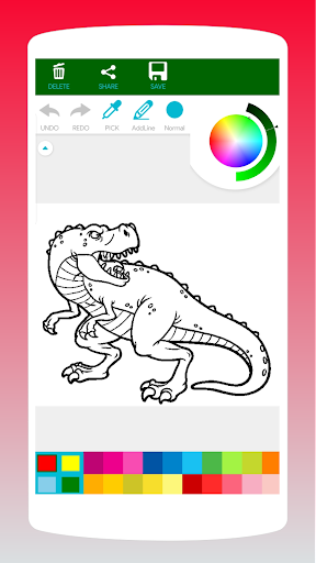 Carnivore Dino Coloring Book Screen 2