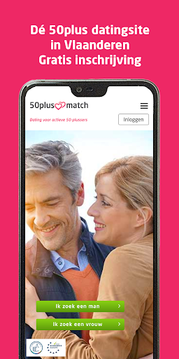 Android application 50PlusMatch België screenshort