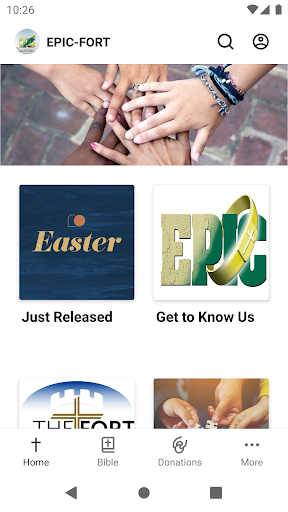 Android application EPIC & The FORT screenshort