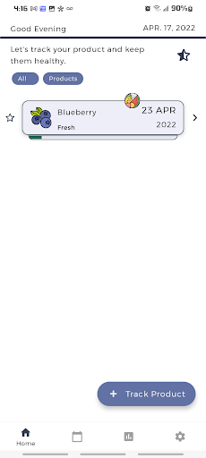Android application Expiry Tracker screenshort