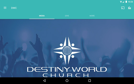 Screenshot of Destiny World Church
