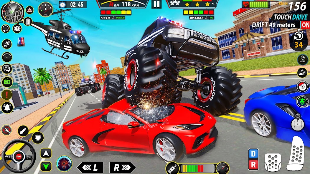 Car Games: Monster Truck Stunt 1.3 APK + Mod [Unlimited money] for