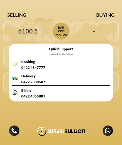 Android application Surabi Bullion screenshort
