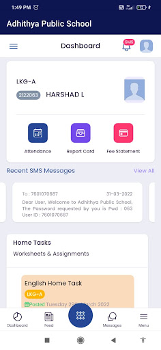 Adhithya Public School Screen 3