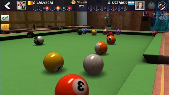 Bilhar real 3D 2 1