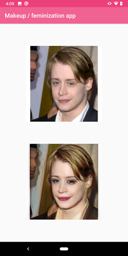 Makeup / feminization app Screen 2